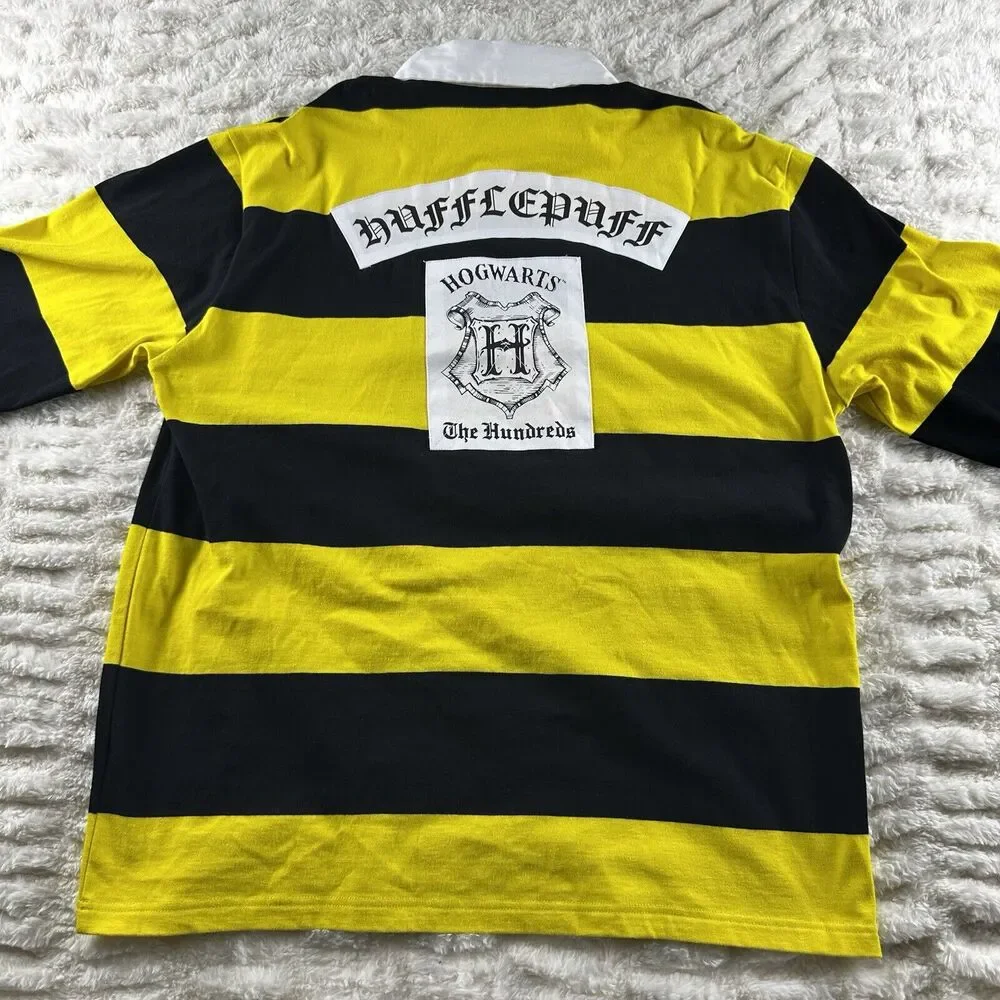 NWT The Hundreds x Harry Potter‎ House Hogwarts Rugby Hufflepuff Polo Size 2X